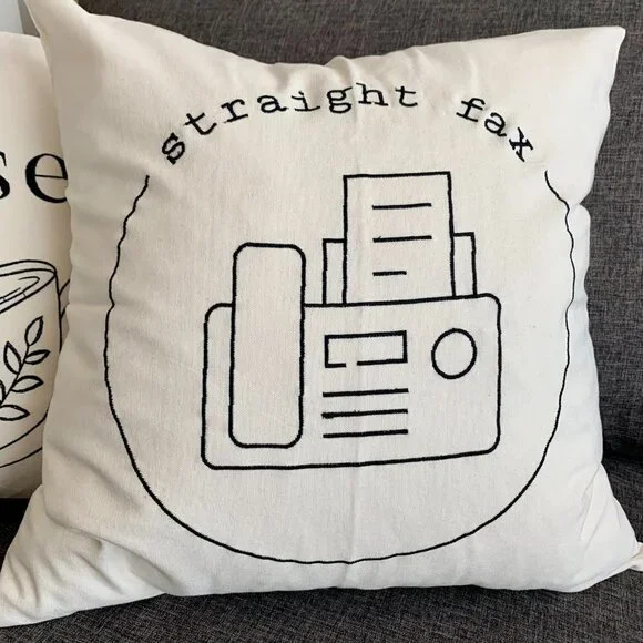 NEW Set of 2 Cotton Pillow Shams Printed - Picture 8 of 15